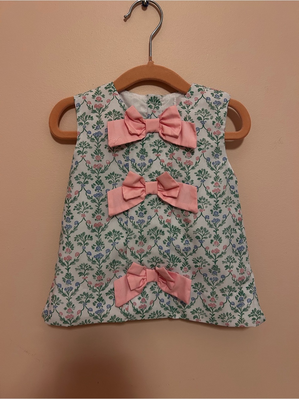 A-Line Floral Bow Diaper Set